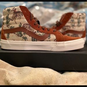 Vans Off The Wall Cactus Hi Men Cowboy Skate Shoes